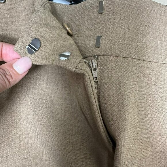 Talbots Curvy Fit Hazelnut Dress Pants Office  Size 12 - Picture 6 of 11